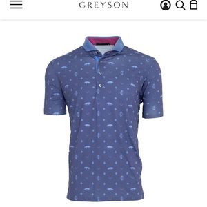 NWT Greyson golf polo L